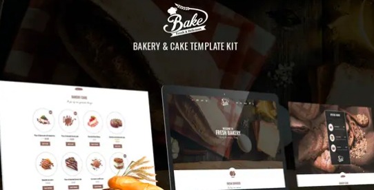 Bake - Template Kit para panadería y tarta