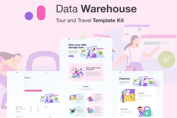 Stroranger - Data Warehouse Elementor Template Kit