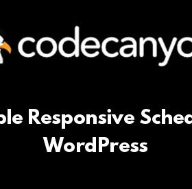 Timetable Responsive Schedule For WordPress